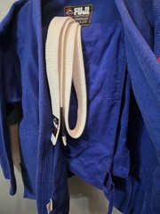 Fuji Blue Jiu Jitsu Gi Set A2H Pants Top Belt Clean Set
