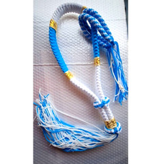 Mongkol Prajiat MMA Muay Thai Light Blue And White Thai Boxing Handmand Head & A