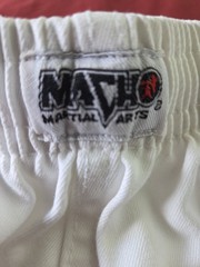 Macho Martial Arts Gi Lot of 2 Uniforms with 8 belts and Macho Sparring Gear