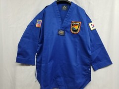 TAE KWON DO MARTIAL ARTS Supply UNIFORM SHIRT Blue size 4 180c