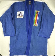 BJJ Athlete Size 5-A3 Jiu Jitsu Kimono Blue Heavy Canvas Marshal Arts