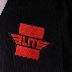 Elite Sports BJJ Gi Jacket Black Red Technical Fightwear Kimono Top F2 ET1000