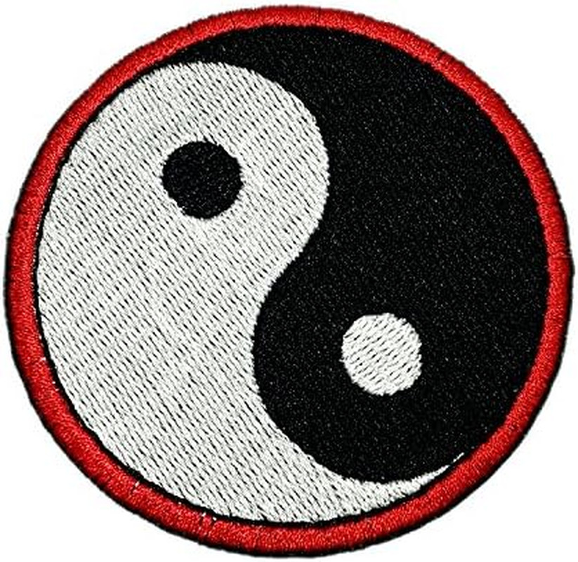 ATM023T Yin Yang Kung Fu Win Chung Karate Judo Jiu-Jitsu Hap Ki Do Embroidered P
