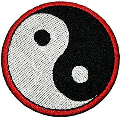 ATM023T Yin Yang Kung Fu Win Chung Karate Judo Jiu-Jitsu Hap Ki Do Embroidered P