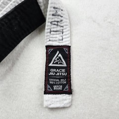 Jiu Jitsu Gracie University GI Kimono White Robe 1/140 Martial Arts MMA 2 Belts