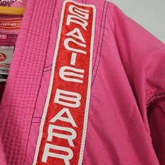 Gracie Barra Equipe F2 Womens Pink BJJ Gi Jacket Jiu Jitsu Kimono