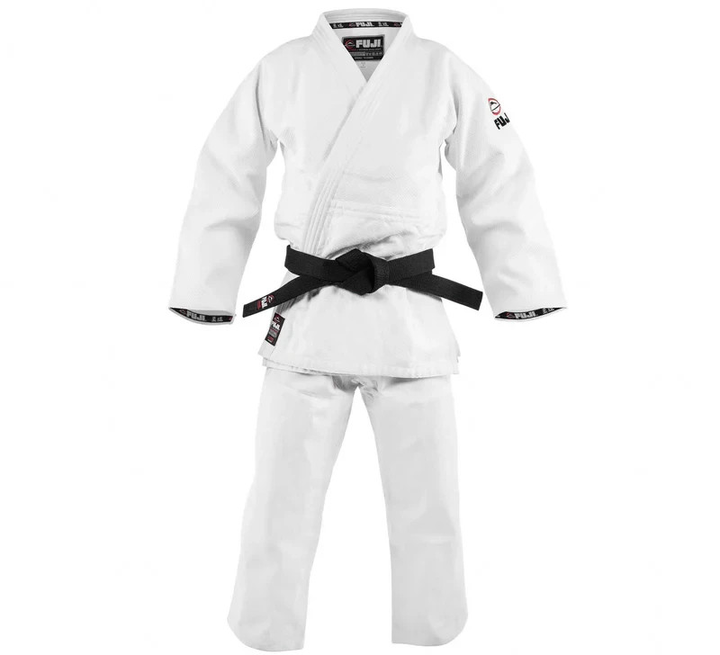New White Fuji Sports Double Weave Judo Gi Kimono