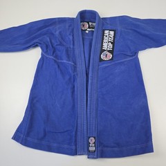Century American Top Team BJJ Gi Jacket Mens Medium A2 Blue Jiu Jitsu Uniform