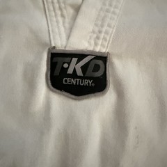 Century Brand White Taekwondo Uniform Top Kid Size 0 Cotton Polyester