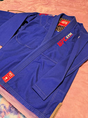 UFC GYM BJJ Jiu-Jitsu Martial Arts Gi Uniform Blue Adult Unisex Size A4
