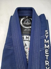 Symmetry Brazilian Jiu Jitsu Gi Kids M2 Blue 380 GSM BJJ Uniform White Belt New