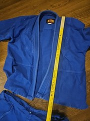 MMA King Blue BJJ Gi Size A4 With Alterations