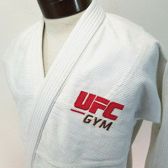 UFC Gym Brazilian Jiu Jitsu White Martial Art MMA Karate GI Unisex Adult M EUC *
