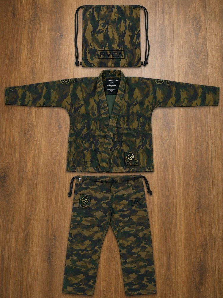 CAMOUFLAGED BJJ GI SHOYOROLL RVCA GI