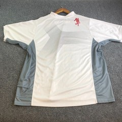 Hayabusa fKusari Training Shirt Mens 2XL White Red MMA Japanese Performance