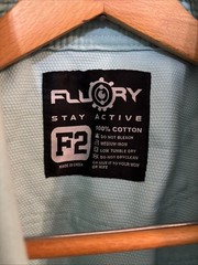 FLUORY Heavyweight Grappling Kimono Women’s Size F2 Teal/Red EUC