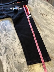 NEW Venum Brazilian Jiu-Jitsu BJJ Gi Absolute Black Size A1.5 Adult Kimono
