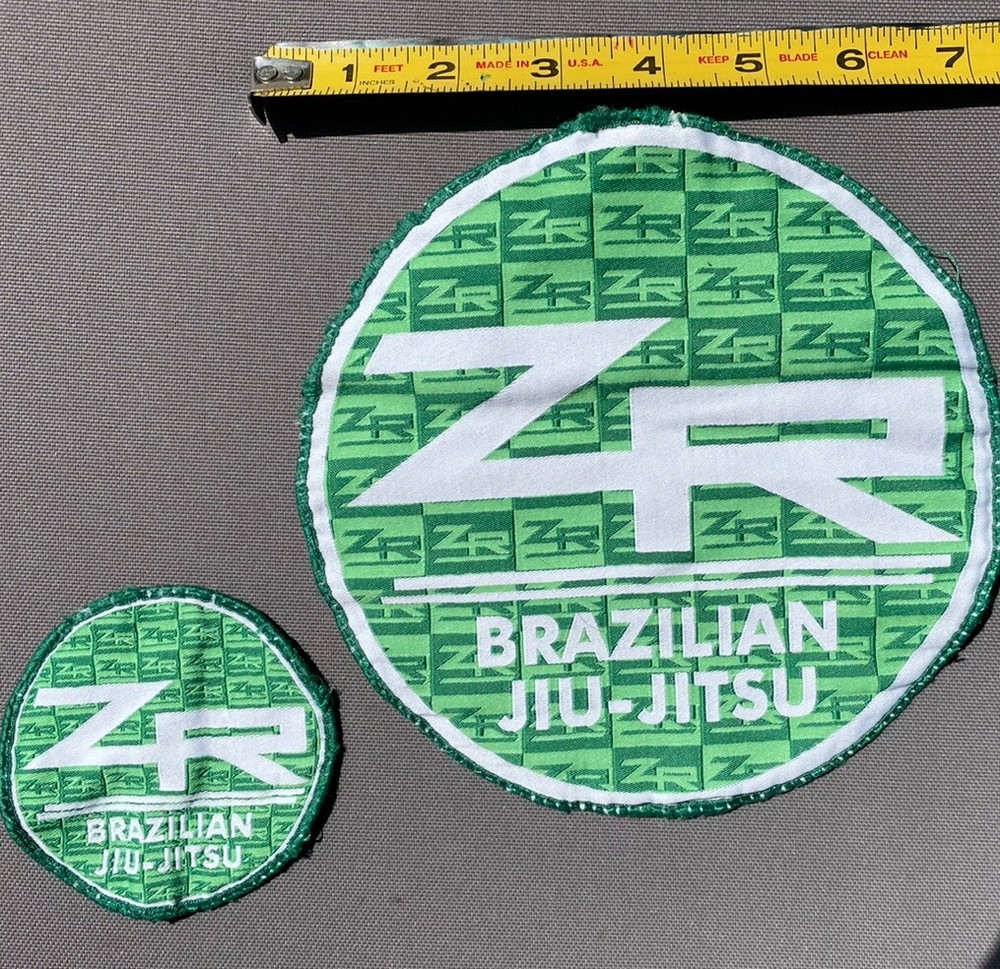 ZR TEAM Brazillian Jiu-Jitsu 2 Patches BJJ Gi Uniform Patch MMA Competition