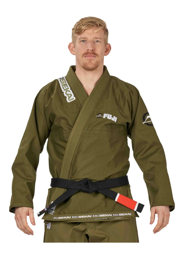 NEW FUJI Sekai 2.0 BJJ Gi Military Green A5 (FREE Shipping)
