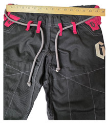 Gameness Size 00 Pearl 2.0 Professional Fightwear Pants Black