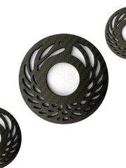 carbon fibre tsuba japanese crane – Japanese samurai blade shinai tsubb accessor