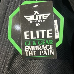 Elite Sports Jitsu Karate Jacket New With Tags, Top Only ET600 Black A1