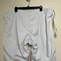 Gracie Barra Gi Pants Unisex A3 White Jiu Jitsu BJJ Kimono Uniform