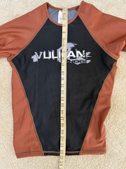 2 Vulkan Jiu Jitsu Flight Wear Tops Shirts – Size Small & US 8