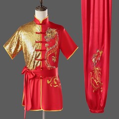 Quality Silk Chinese Kung Fu Taichi Suit Martial Arts Uniform Dragon Embroidery