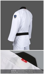 MOOTO EXTERA S6 Uniform (Black V NECK) WT Lightweight TKD Kyorugi Fighter Dobok