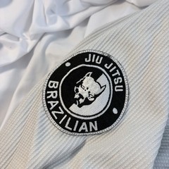 Breakpoint BJJ Gi Jacket A3 White Checkmat Brazilian Jiu Jitsu Top