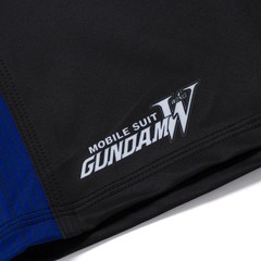 Albino and Preto A&P x Wing Gundam LS RASHGUARD & TRAINING FITTED SHORTS BJJ SET