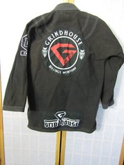 Grindhouse Combat CRNR Combat Corner KIMONO JIU JITZU SET BLACK Y2