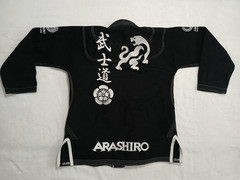 Arashiro Black A1 Brazilian Jiu Jitsu Jacket And Pants Martial Arts
