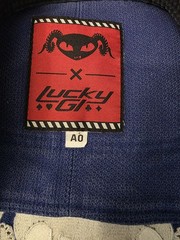 LUCKY Gi – PUSCIFER Jiu jitsu BJJ Kimono, Size A0 Fits like A1. Vintage RARE!