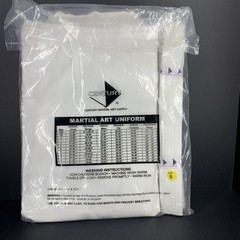 Century Martial Arts TKD Dobok Uniform Size 6 White Jacket Pants Belt New Sealed