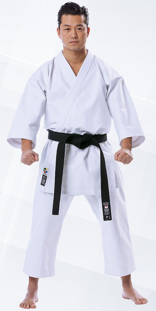 Tokaido WKF Karate Kata Master Silver Gi, 12oz uniform