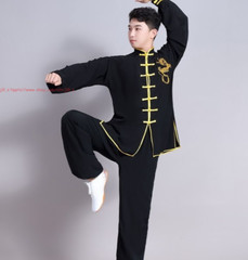 Chinese KungFu Suit Unisex Cotton Tai Chi Uniforms wushu Wing Chun Clothes Set