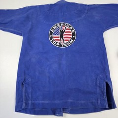 Century American Top Team BJJ Gi Jacket Mens Medium A2 Blue Jiu Jitsu Uniform