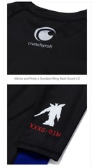Albino & Preto x Gundam Wing No Gi Rash Guard Shorts Set Size Medium Sold Out