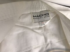 Gi Martial Arts White Child Unisex Kings Academy TaeKwonDo JiuJitsu Sz1/150 Used