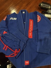 A00F Blue BJJ Gi The Atlas Brand