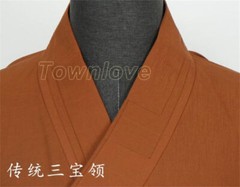 Buddhist Shaolin Monk Robe Full Set Linen Kung Fu Suit Meditation Uniforms