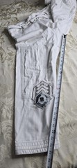 Hayabusa Pants Mens A1 White Jiu Jitsu Grappling MMA Fight