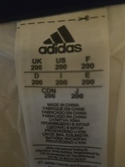 ADIDAS ADI-Start III TAEKWONDO UNIFORM WITH BLACK V-NECK. Size 200 (2 Piece)