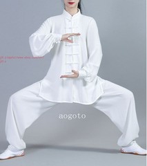Cotton Linen Kung Fu Tai Chi Uniform Unisex Martial Arts Wing Chun Suit Clothing