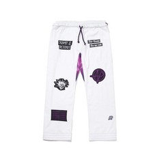 Albino & Preto Batch #85 No Mercy White BJJ Gi with Gi Bag | A&P Limited Edition