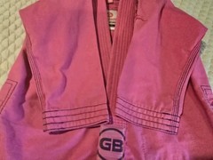 Gracie Barra Equipe Kimono Pants Brazilian Jiu-Jitsu Gi PINK Youth Y2