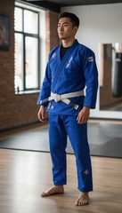 Elite Sports Blue Brazilian Jiu Jitsu (BJJ) Gi – Men’s Size A5 – IBJJF Approved