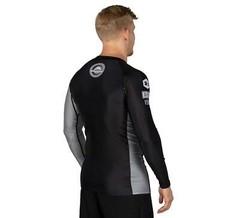 Fuji Mount MMA BJJ Jiu-Jitsu LongSleeve Long Sleeve LS Rashguard – Grey